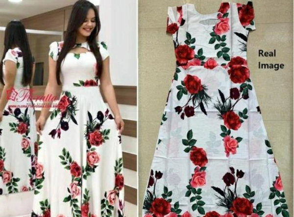 Crepe Style Gown 